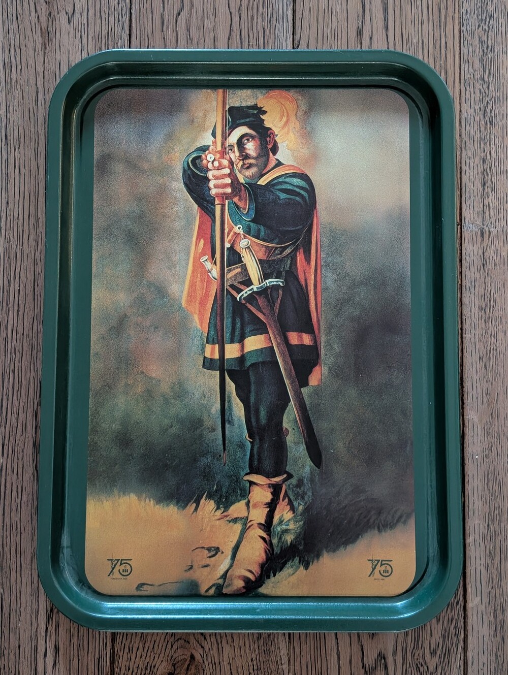 Vintage 1909-1984 Robin Hood Multifoods 75th Serving Tray